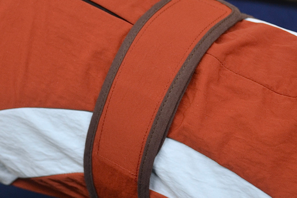 HUSHBABY Imperméable pour chien- A blocs de couleur