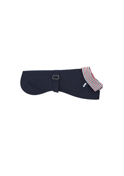 Trench Coat Bleu Marine pour Chien/Teckel