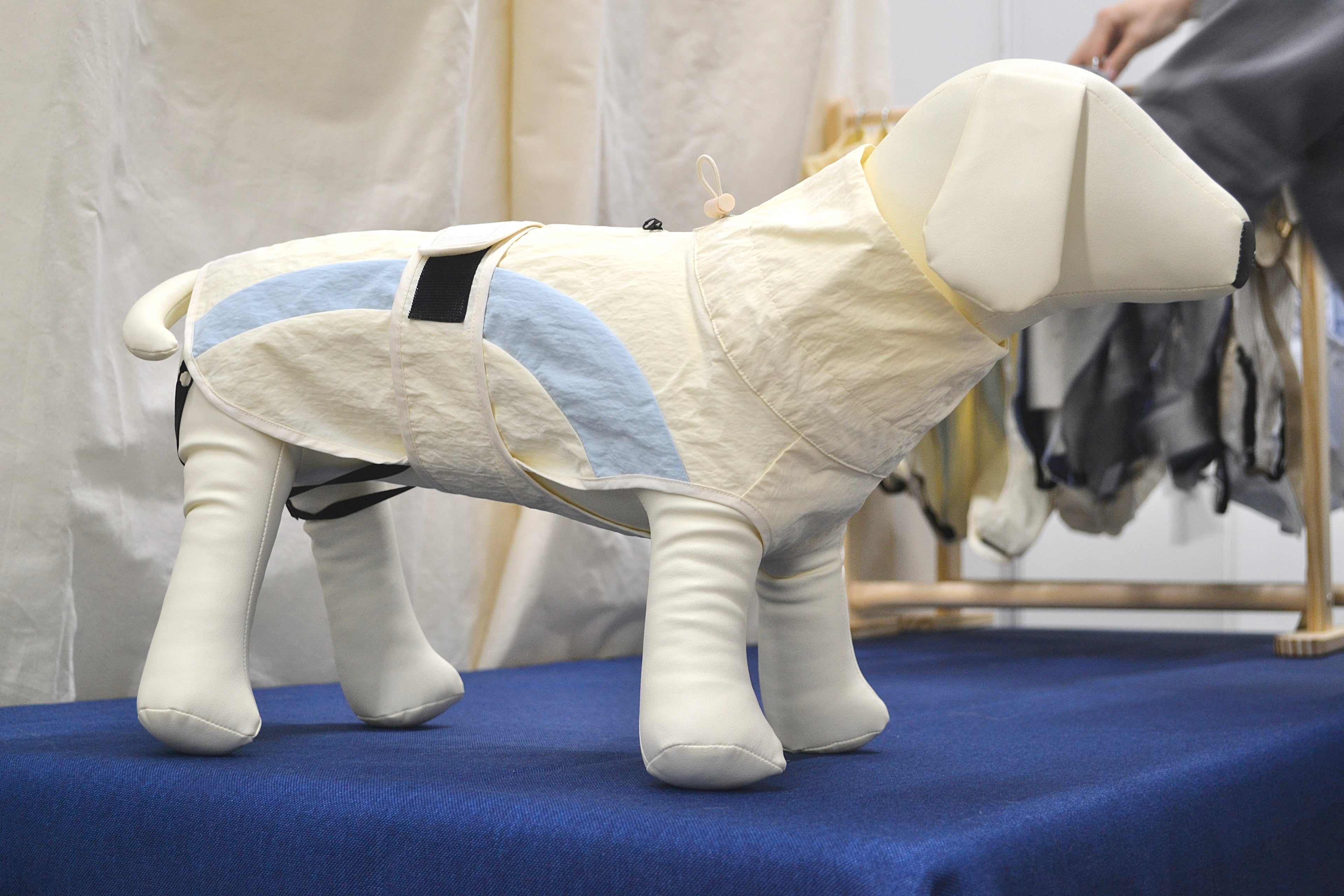 HUSHBABY Imperméable pour chien - A blocs de couleur Claire