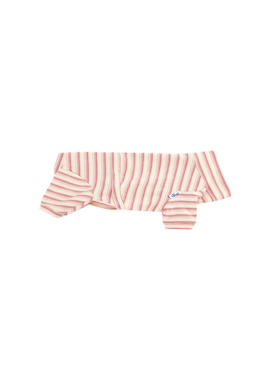 Combinaison Crème Rose pour Teckel