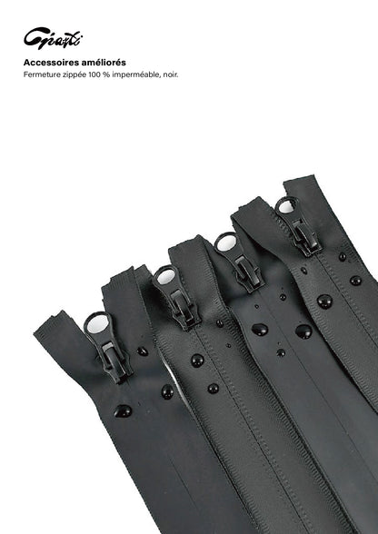 Manteau imperméable à capuche pour chien