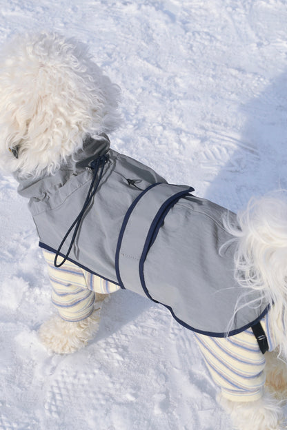 Ensemble imperméable 2 pièces pour chien - Neige de printemps