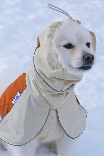 Cape de pluie à capuche pour chien