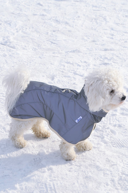 Cape de pluie réfléchissante à capuche pour chien
